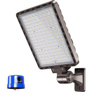 350W LED Parking Lot Light Dusk to Dawn Photocell 52500LM 5000K, 350W/Wall Mount