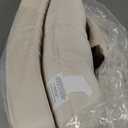 HOMBYS Glider Rocker Replacement Cushions 5 PCS with Storage Side Pocket, Velvet Fabric, Foam & Microfiber Filling, Non-Slip & Washable,Thickened & Supportive for Glider Rocking Chair (22"W*21.2"L, Cream White)