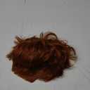 Mens Wig Short Orange Costume Hair Replacement Synthetic Cosplay Halloween Hair Wigs