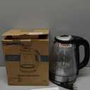 1500W Electric Kettle with Temperature Control  6Temp Presets for Tea/Coffee, Double Wall CoolTouch, 4H Keep Warm, 1.7L Borosilicate Glass & BPAFree, Fast Boil for Home/Office