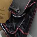 Travolution Dance Bag with Garment Rack, 24 Inch Rolling Duffel With Wheels, Ideal for Competitions & Travel, Easy-assembly Lightweight Aluminum Clothes Rack, Wheeled Upright Luggage, Black/Pink