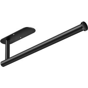 Kaishun Paper Towel Holder Under Cabinet, Self Adhesive or Drilling Paper Towel Holder, for Kitchen, Bathroom, Pantry, Fridge