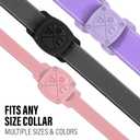 Pup Culture IP68 Waterproof AirTag Dog Collar Holder | 2.5X Stronger Than Competitors - Track Your Pet Using Apple AirTag Technology Without a Subscription | Dustproof - Doesnt Hurt Your Collar