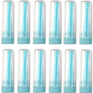 15PCS Hard Contact Lens Remover RGP PlungerInserter for Soft Hard Lenses Contact Lens Remover (Green)