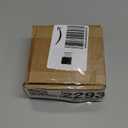 4 Pack 1 Inch Small L-Shaped Plate Swivel Caster Combo, TPR Rubber Wheel Metal Housing Caster L-Shape Side Mount Plate for Furniture, 80Lbs/36Kg Load Capacity - 2 Swivel 2 Swivel w/Brake