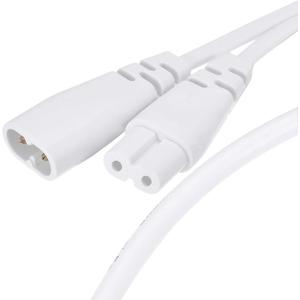 MECCANIXITY T5 LED Tube Connector Cable 2 Pin 30CM Male to Female Extension Cord for LED Integrated Light Tube, Pack of 10