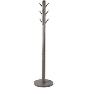 Umbra Flapper Coat Rack, Clothing Hanger, Umbrella Holder, and Hat Organizer, Great for Entryway, Grey