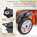 581497907 Front Left Wheel Height Adjuster Compatible with Husqvarna Husqvarna HU550FH, HU700F, HU725AWDEX, HU725AWDH, HU800AWDX/BBC, LB 155S Lawn Mower