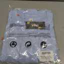 BMJL Womens Button Down Shirts V Neck Business Casual Blouses Eyelet Puff Sleeve Dressy Work Tops Outfits 2025 (L)