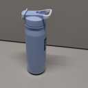 REDUCE 24 oz Hydrate Pro Stainless Steel Insulated Water Bottle - Flip Top Leak-Proof Lid, Dishwasher Safe, BPA-Free, Dual Wall Vacuum, Keeps Drinks Cold for 48 Hrs, Cup Holder Friendly - Glacier