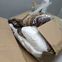 WONGS BEDDING Brown Comforter Set King, 7 Pieces Bed in a Bag Colorful Abstract Art Gradient Comforter Soft Microfiber Bedding with Comforter, Flat Sheet, Fitted Sheet, Pillow Shams, Pillowcases