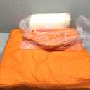 SK Studio Patio Cushion Covers Replacement, 2 Pack Waterproof Outdoor Furniture Seat Cushion Slipcover with Zipper for Garden and Backyard, Orange