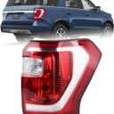 Right Passenger Side Tail Light Fit for 2018 2019 2020 2021 Ford Expedition XLT/Limited Rear Lamp Assembly Halogen Type Brake Lamp With Bulbs RH FO2801271 JL1Z13404G