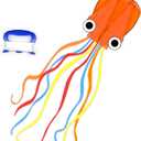 Mint's Colorful Life Octopus Kite for Kids and Adults, Large 3D Software Octopus Kites with Long Tails, Huge Easy Flyer Kites for Beach Trip Family Games and Activities
