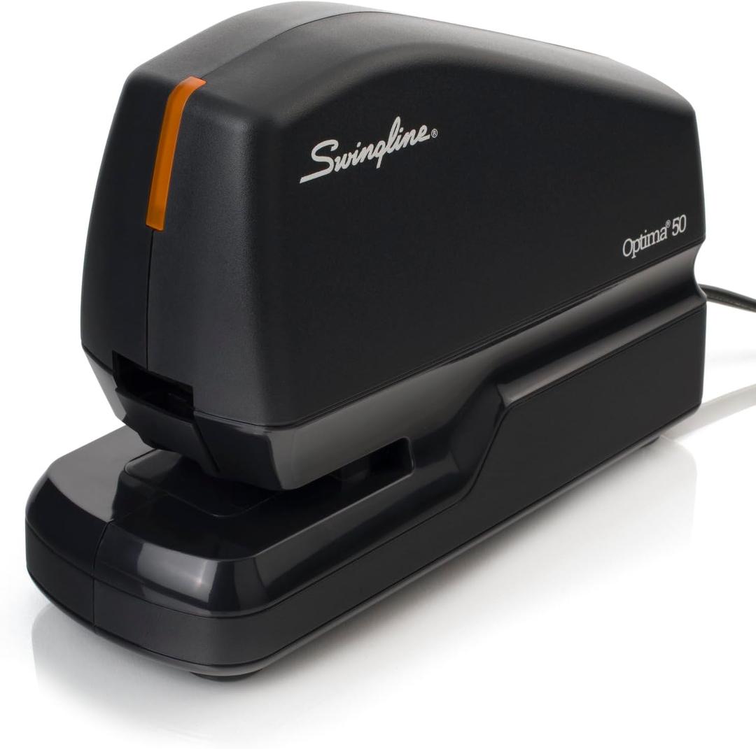 Swingline Electric Stapler Value Pack, 50 Sheet Capacity, includes Optima 50 Stapler, 5000 Staples and Staple Remover (48209)
