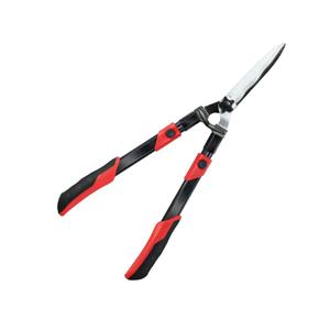 Hedge shears, Extendable 26"-32" Hedge Clippers with Sharp Wavy Blade, Manual Hedge Trimmer for Trimming Borders and Shaping Shrubs, Garden Shears Pruner for Lawn and Yard Tools