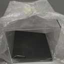 Acrylic Box with Black Base, Simple Self-Assembly Clear Trophy Display Case with Lid, Countertop Clear Square Acrylic Box Cube Storage Containers for Office Home, 7x7x7Inch