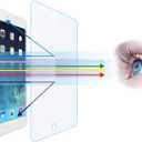Anti Blue Light Tempered Glass Screen Protector[2 Packs] for iPad Air/Air 2/iPad 9.7"(2018/2017)/iPad Pro 9.7"[Eye Protect]Blocks Excessive Harmful Blue Light & UV 9H Anti Glare Anti-Scratches