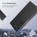 Ruky for Galaxy Z-Fold-6-Case, with Built-in Screen Protector Full Body Cover, [Not for Z Fold 5] Support Wireless Charging Hard PC Shockproof Protective Case for Samsung Galaxy Z Fold 6, Black