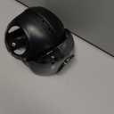 Dog Helmet for Small Breed Cool Pet Motorcycle Helmet with Drop-Down Silver Visor (Without Rivets)