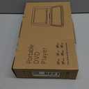 WONNIE 16.9" Portable Blu Ray Player with 14.1" 1080P Full HD Large Swivel Screen, Blu-ray DVD Player with HDMI Out & AV Out, 4-5 Hours Rechargeable Battery, Support USB/Micro SD Card