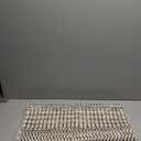 Moroccan Area Rug, 2x3 Black Distressed Entryway Rug Non-Slip Small Rug, Soft Low-Pile Washable Indoor Door Mat Floor Carpet for Entrance Bedroom Kitchen Bathroom