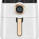 Air Fryer, ALLCOOL Airfryer Oven 8QT Large 1700W 8-in-1 with Touch Screen Air Fryers Dishwasher Safe Nonstick Basket Freidora de Aire 36 Recipes BPA & PFOA Free White