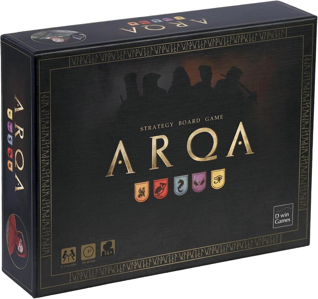 ARQAs Historical Strategy Board Game, Epic Diplomacy Game for Adults, Teens, Chronicling Expanding Adventure Events, Witness Unforgettable Family Night Journey with ARQAs Classic Game for 2-4 Players