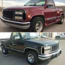 Smoked Lens Front Side Marker Corner Lights Housing Assembly For 1988 1989 1990 1991 1992 1993 GMC Suburban Sierra C1500 C2500 C3500 K1500 K2500 K3500 & 1992 1993 GMC Yukon