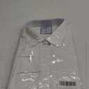 Men's 100% Linen Shirt Long Sleeve Button Down Casual Beach Shirts Plus Size (LH10 White L)