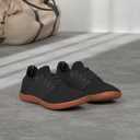 WHITIN Women's Wide Minimalist Barefoot Shoes | Zero Drop Sole (Black)