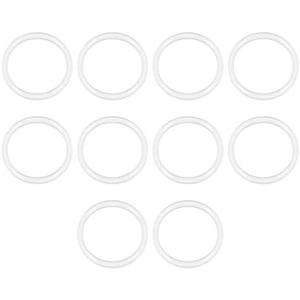 Pack Of 4 uxcell Silicone O-Ring, 23mm OD, 19mm ID, 2mm Width, VMQ Seal Rings Gasket, White, Pack of 10