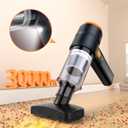 Portable Cordless Car Vacuum, 4-in-1 Handheld Cordless Vacuum with 30,000Pa Suction, 130,000 RPM, 6,800mAh Battery, 10 Nozzles, Rubber Paint Material for Car, Home,Birthday Gifts for Men Dad Husband