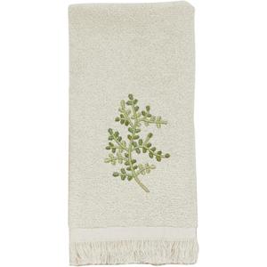 Avanti Linens Greenwood Fingertip Towel, Ivory, 18.00" x 11.00"