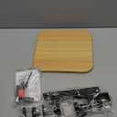 DAJAVE Ergonomics Desk Extender Tray, 9.4x9.1Inch Clamp On Desk Shelf, Foldable Table Extender for Desk, Table Desk Arm Rest, Keyboard Drawer Tray for Office and Home, Workstation Organizer