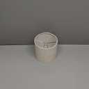 Aspen Creative 31196A Transitional Drum (Cylinder) Shaped Construction Beige 5" Wide (5" x 5" x 5") Clip ON LAMP Shade