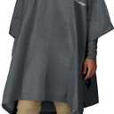 FROGG TOGGS Ultra-lite2 Waterproof, Breathable Rain Poncho, Adult and Youth Sizes (Black, One Size)