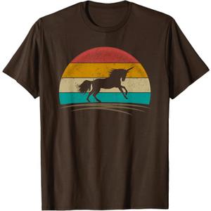 Unicorn Shirt Retro Unicorn Mythical Creature Unicorn Lover T-Shirt. Size S
