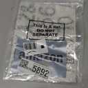 WILLBOND 37 Pieces Rhinestone Letter Stickers Large Glitter Alphabet Crystal Number Self Adhesive Bling Stickers Iron on Letters for Art Crafts Clothing DIY Decors(White,2.56 Inch)