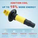 KLC Set of 3 Ignition Coil Pack 290664020 296000307 420664020 Compatible with SeaDoo GTX GTI GTS RXP RXT RXP WAKE 130 155 215 255 260 RENTAL All 4-TEC Models 2002-2016