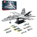 Reobrix F15E Fighter Jet Building Sets for Adults, Military Fighter Bombers Display Model 33034, Strike Eagle Military Plane Collectible Set, Toys Gifts for Aviation Fans Boys Girls 14+ (2216 PCS)