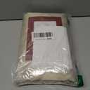 Softalker Christmas Rectangle Jacquard Tablecloth with Red Flower Bell, Polyester Poinsettia Vintage Floral Printed Table Cloth for Xmas Party Decoration/Holiday (60x120 Inch)