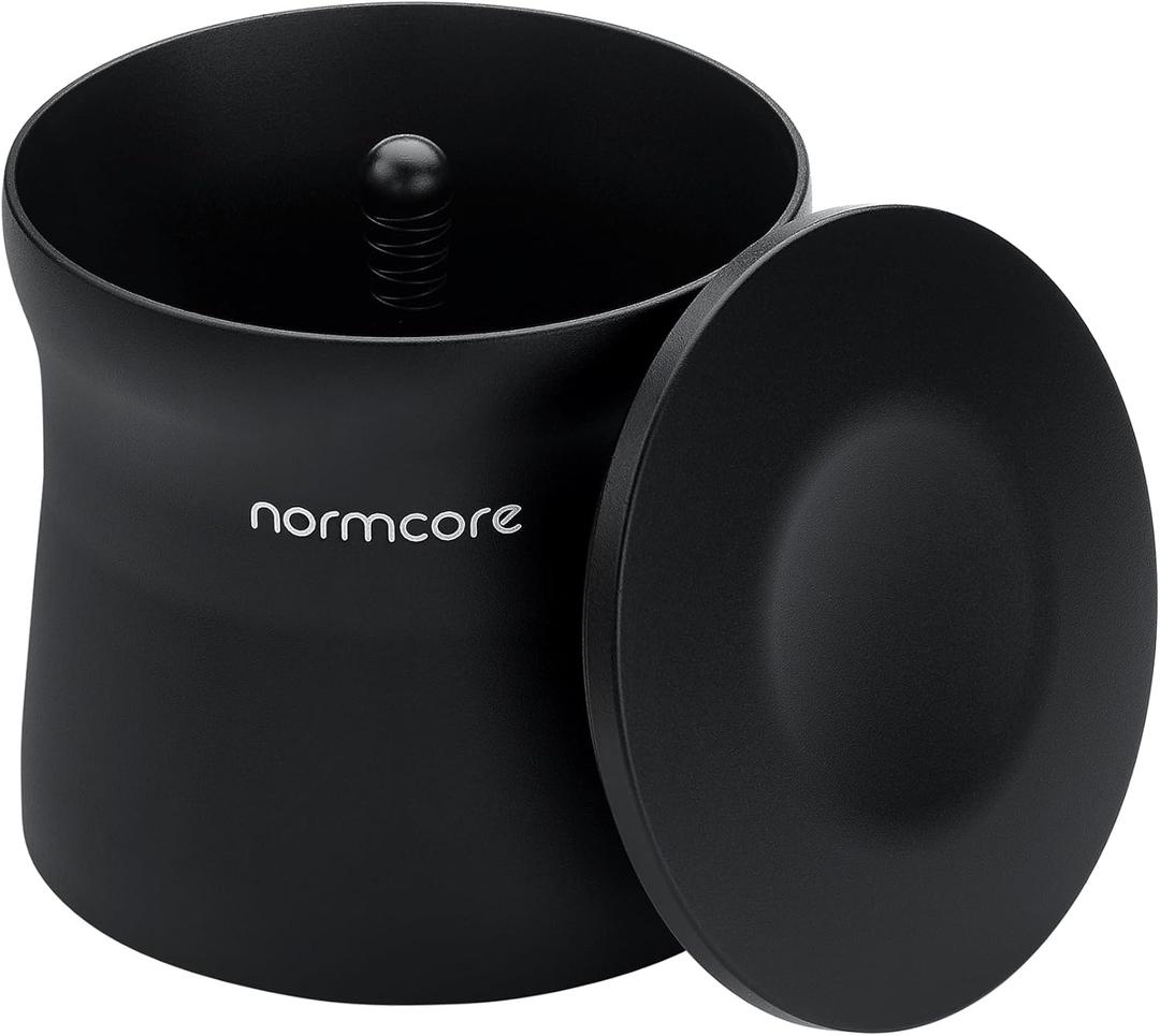 Normcore 54mm Magnetic Dosing Cup, Espresso Dosing Cup, Barista Coffee Grinder Dosing Tools Fit 54mm Breville Sage Portafilter Basket, Matte Black Anodized Aluminum