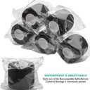 Professional Tattoo Practice Kit for Beginners, 614Pcs Realistic Training Set with 10 Fake Skin, 50 Transfer Paper, 200 Machine Covers,4 Grip Tape,50 Dental Bibs & 300 Ink Caps Tattoo Supplies