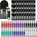 Jutom 24 Pcs Mini LED Flashlights Keychain Bulk Mini Screwdriver Keychain Set Father's Day Adult Tool Favors Prize for Father Men Husband Neighbor Gifts (Multicolor)