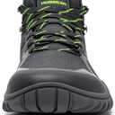 HOBIBEAR Barefoot Minimalist Shoes Womens Mens | Zero Drop | Wide Width Lightweight Hiking Boots (Grey, Size: 10.5 Wide Women/8 Wide Men)