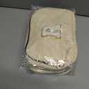 3 x Personalized Anniversary Wife Birthday Gifts from Husband,Mothers Day Gifts for Women,Waist Packs Initial White R,Cream Bag