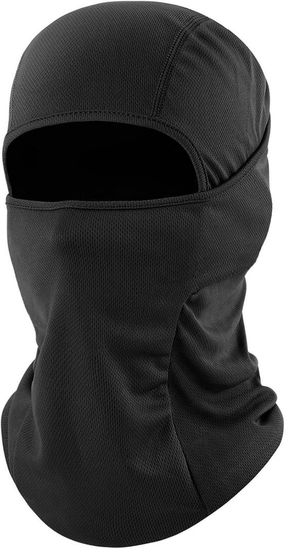 Ski Mask Balaclava Shiesty, Motorcycle Winter Windproof Warmth UV Protector for Men/Women (One Size, Black)
