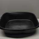 Arm & Hammer Simply Recycled Plastic Cat Litter Pan, Made in USA, Easy to Clean, Large Durable Litter Box, Black