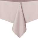 sancua Rectangle Tablecloth - 70 x 108 Inch - Stain and Wrinkle Resistant Washable Polyester Table Cloth, Decorative Fabric Table Cover for Dining Tables, Buffet Parties and Camping, Blush 2 Pieces